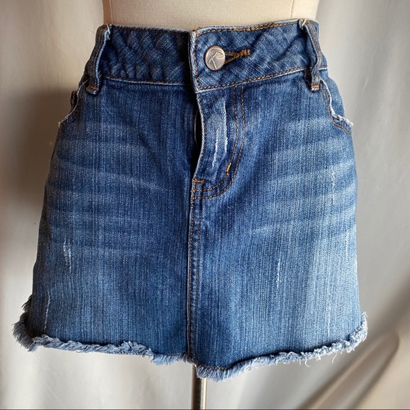 Rampage Denim Blue Jean Skirt - Picture 1 of 13